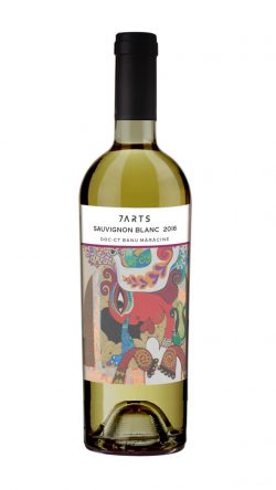 7ARTS Sauvignon Blanc Vin Alb 2016, vin sec, vin alb sec, vin alb cadou, vin online, vin cadou, 7arts, sauvignon blanc